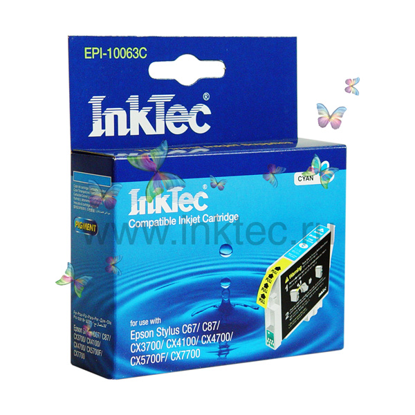 EPI-10063С Картридж "InkTec" Epson T0632 / Epson Stylus  C67/C87/CX3700/CX4701