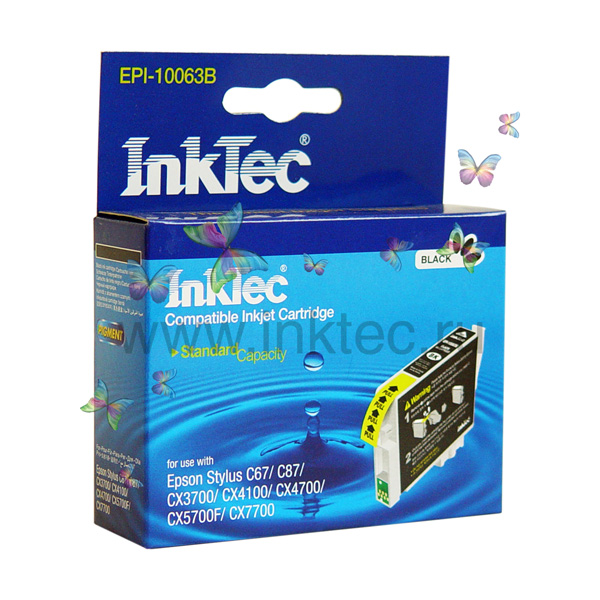 EPI-10063B Картридж "InkTec" Epson T0631 / Epson Stylus  C67/C87/CX3700/CX4700