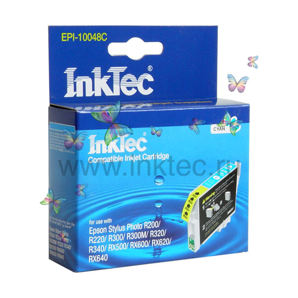 EPI-10048C Картридж "InkTec" Epson T0482 / Epson Stylus Photo R200/R300/R300M/RX500/RX600