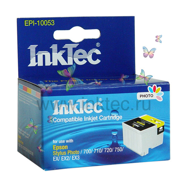 EPI-10053 Картридж "InkTec" Color Cartridge for Epson S020110, S020193, T053