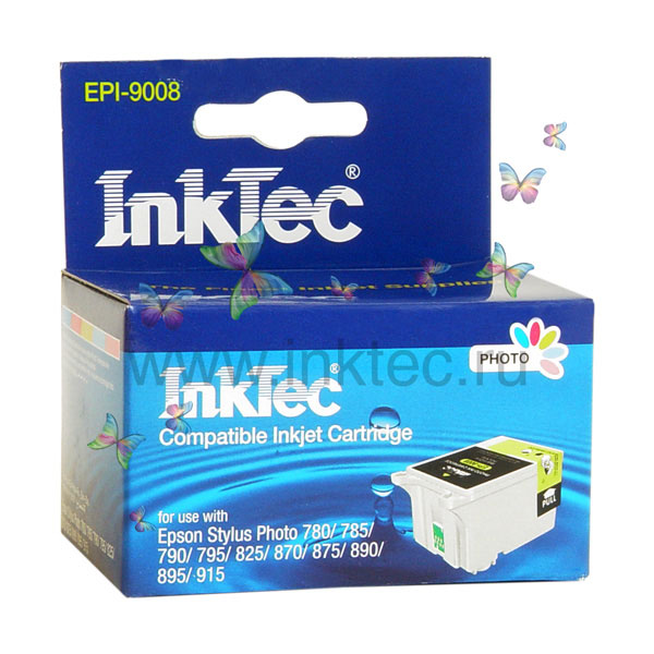 EPI-9008 Картридж "InkTec" Epson T008 / Stylus Photo 780/ 785/ 870 / 875/ 890 / 895 C/LC/M/LM/Y